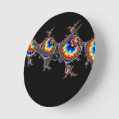 Ufo Attack - Fractal Art Ronde Klok (Hoek)