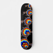 Ufo Attack - Fractal Art Skateboard (Voorkant)