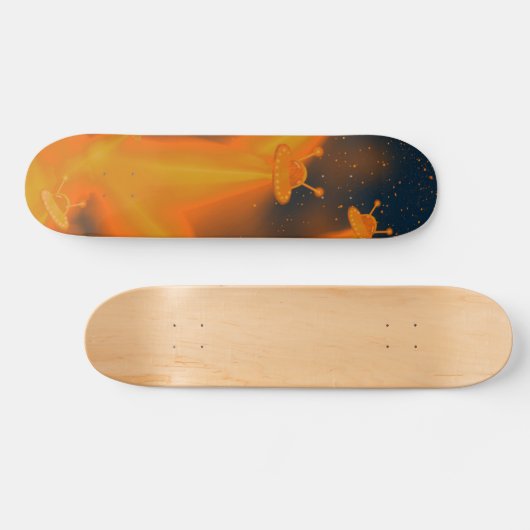UFO Attack Jupiter Skateboard (Horizontaal)