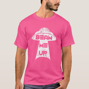 Ufo Beam me op Alien Space Ship T-shirt