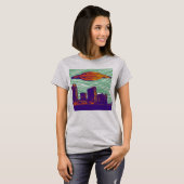 UFO-bezoekers T-Shirt (Voorkant volledig)