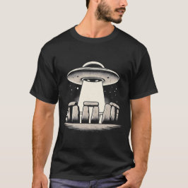 UFO bij Stonehenge T-shirt