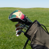  ufo bij zonsondergang gepersonaliseerd golfheadcover (Insitu)