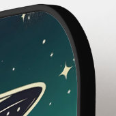  ufo bij zonsondergang gepersonaliseerd pickleball paddle (Links Detail)