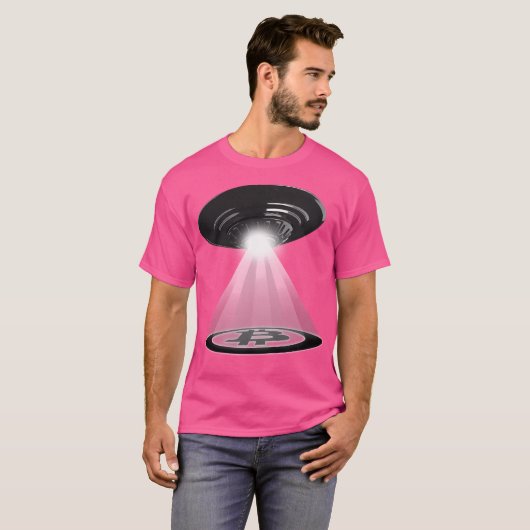 Ufo Bitcoin T-shirt (Voorkant volledig)