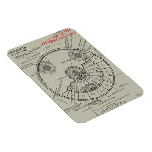 UFO-blauwdruk Magneet