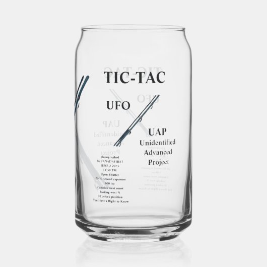 UFO BLIKVORM GLAS (Achterkant)