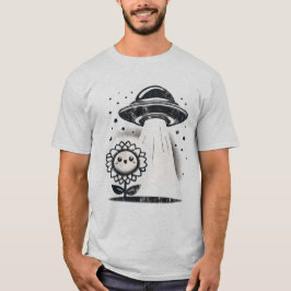UFO Bloem - Whimsisch en Leuke Buitenaardse Ontmoe T-shirt