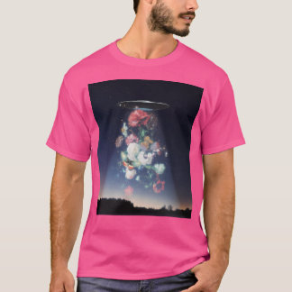 Ufo bloemen t-shirt
