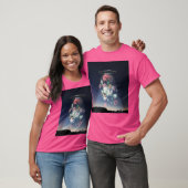 Ufo bloemen t-shirt (Unisex)