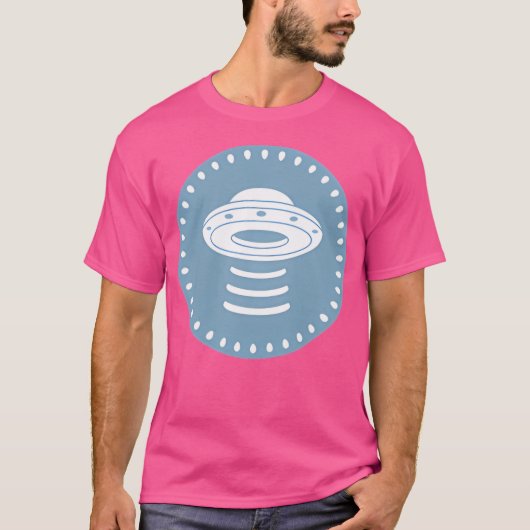 Ufo Blue T-shirt (Voorkant)