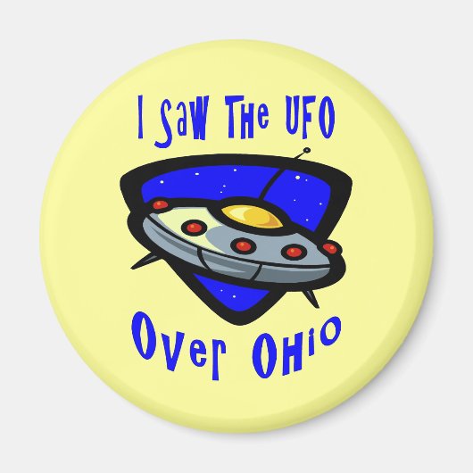UFO boven Ohio Magneet (Voorkant)