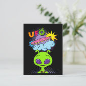ufo briefkaart (Staand voorkant)