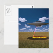 UFO BRIEFKAART (Voorkant / Achterkant)