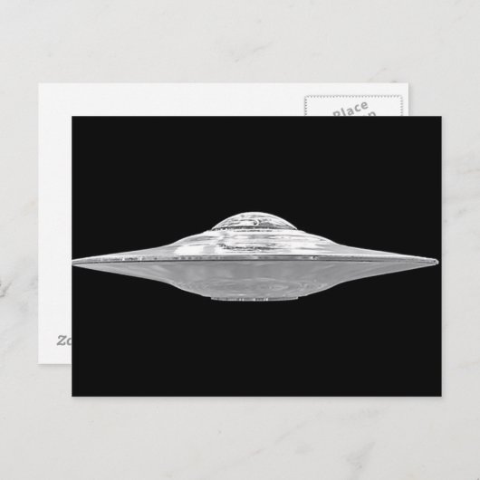 UFO BRIEFKAART (Voorkant / Achterkant)