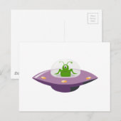 ufo briefkaart (Voorkant / Achterkant)