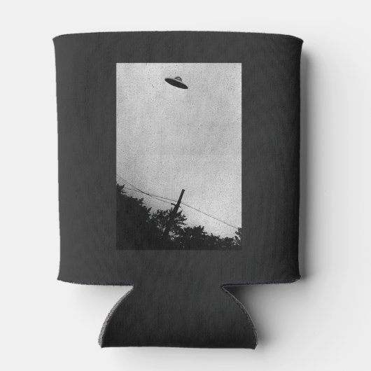 UFO Buitenaards Buitenaards Ruimteschip Top Secret Blikjeskoeler (Achterkant)