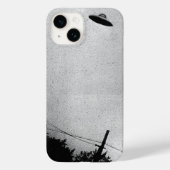UFO Buitenaards Buitenaards Ruimteschip Top Secret Case-Mate iPhone Case (Achterkant)