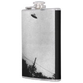 UFO Buitenaards Buitenaards Ruimteschip Top Secret Heupfles (Links)