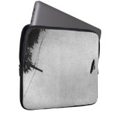 UFO Buitenaards Buitenaards Ruimteschip Top Secret Laptop Sleeve (Voorkant Rechts)