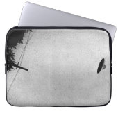 UFO Buitenaards Buitenaards Ruimteschip Top Secret Laptop Sleeve (Voorkant)