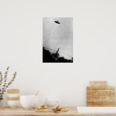 UFO Buitenaards Buitenaards Ruimteschip Top Secret Poster (Keuken)