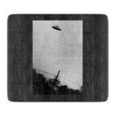 UFO Buitenaards Buitenaards Ruimteschip Top Secret Snijplank (Voorkant)