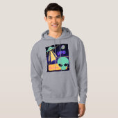 ufo, buitenaards geloof hoodie (Voorkant volledig)
