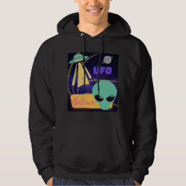 ufo, buitenaards geloof hoodie