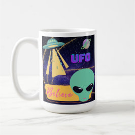 ufo, buitenaards geloof koffiemok
