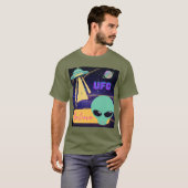 ufo, buitenaards geloof t-shirt (Voorkant volledig)