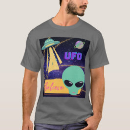 ufo, buitenaards geloof t-shirt