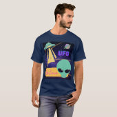 ufo, buitenaards geloof t-shirt (Voorkant volledig)