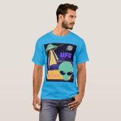 ufo, buitenaards geloof t-shirt (Voorkant volledig)