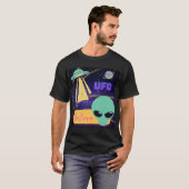 ufo, buitenaards geloof t-shirt (Voorkant volledig)