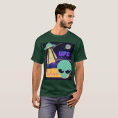 ufo, buitenaards geloof t-shirt (Voorkant volledig)