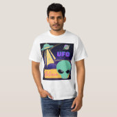 ufo, buitenaards geloof t-shirt (Voorkant volledig)