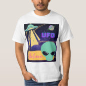ufo, buitenaards geloof t-shirt (Voorkant)