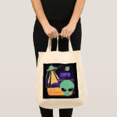 ufo, buitenaards geloof tote bag (Voorkant (product))