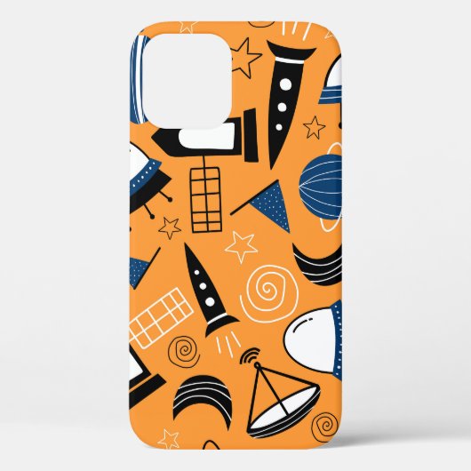 UFO buitenaards, ruimteschepen, kinder motief Case-Mate iPhone Case (Achterkant)