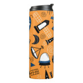 UFO buitenaards, ruimteschepen, kinder motief Thermosbeker (Gedraaid links)