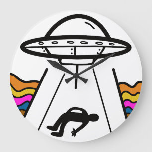 UFO buitenaards ruimteschip ontvoerd Grote Klok