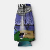 UFO buitenaardse afvoerbuizen Flesjeskoeler (Achterkant)