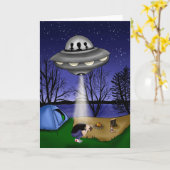 UFO buitenaardse afvoerbuizen Kaart (Gele Bloem)