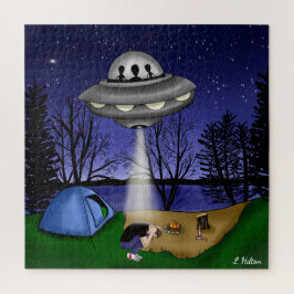 UFO buitenaardse afvoerbuizen Legpuzzel