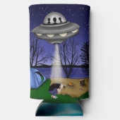 UFO buitenaardse afvoerbuizen Seltzer Blikjeskoeler (Achterkant)