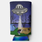 UFO buitenaardse afvoerbuizen Seltzer Blikjeskoeler (Voorkant)