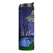 UFO buitenaardse afvoerbuizen Thermosbeker (Gedraaid links)