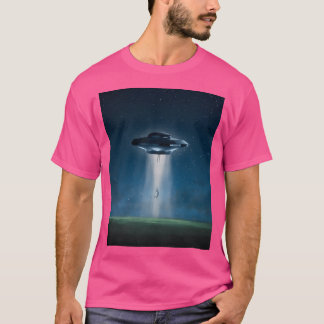 UFO buitenaardse ontvoering buitenaards oud T-shirt