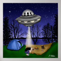 UFO-buitenaardse ontvoering buitenaardse kunst